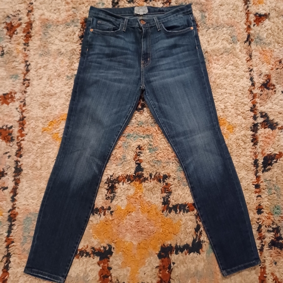 Current Elliott • Sandy High Waist Skinny Jeans • Size 32 • Medium Wash - Picture 3 of 9